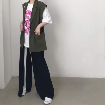 PARIS MATCH S/S 2021 女裝高質拼色長褲